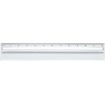 Plastic 12" Ruler With Magnifying Glass - Clear