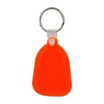 Plastic Key Tag - Orange