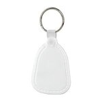 Plastic Key Tag - White