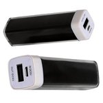 Plastic Power Bank Emergency Battery Charger - Black