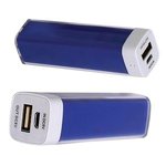 Plastic Power Bank Emergency Battery Charger - Blue