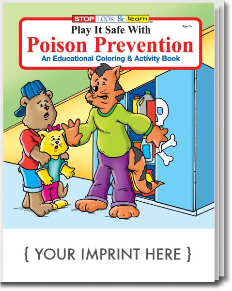 Main Product Image for Play It Safe With Poison Prevention Coloring & Activity Book