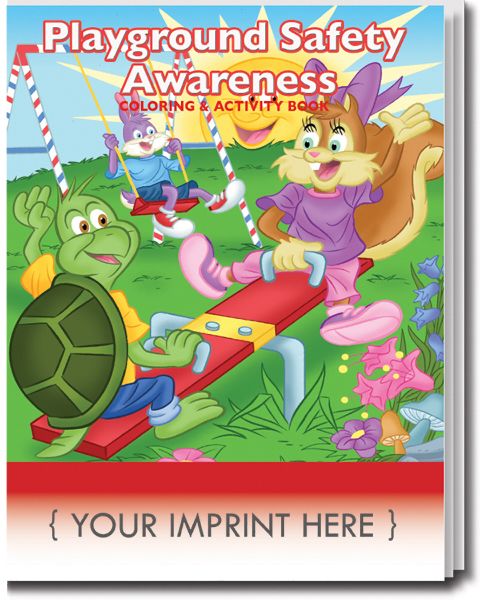Main Product Image for Playground Safety Awareness Coloring Book USA Made