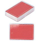 Playing Cards in Case - Clear-red