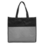 Plaza Deluxe - Non-Woven Convention Tote Bag - Full Color - Gray