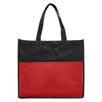 Plaza Deluxe - Non-Woven Convention Tote Bag - Full Color - Red