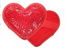 Plush Heart Hot/Cold Pack (FDA approved, Passed TRA test) - Red