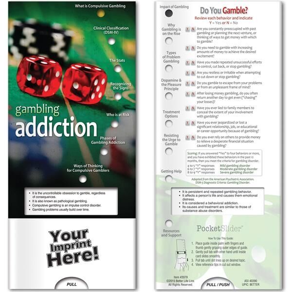 Main Product Image for Pocket Slider - Gambling Addiction