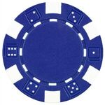 Poker chips sets with 300 chips & Aluminum case - Blue