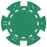 Poker chips sets with 300 chips & Aluminum case - Green
