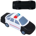 Police Car Stress Ball - Black-white