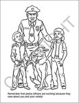 Police Officers Care Coloring and Activity Book -  