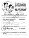 Police Officers Care Coloring and Activity Book -  