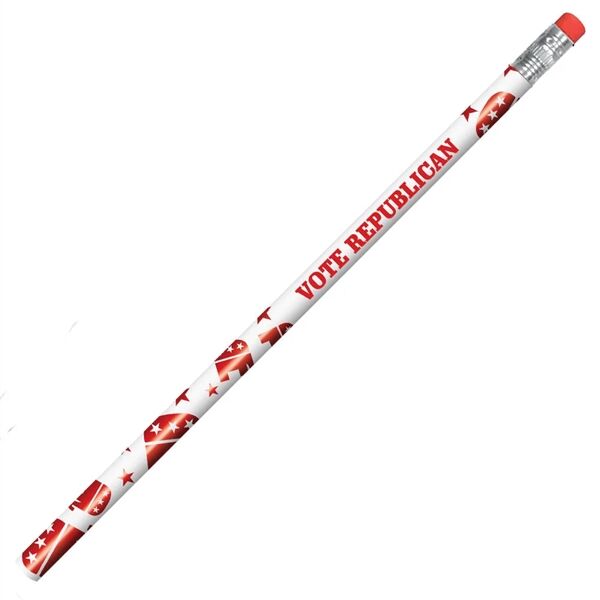 Main Product Image for USA Made Political Foil Pencil - Republican
