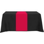 Poly/Cotton Twill Table Runner-Screen Printed 6ft - Red