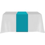 Poly/Cotton Twill Table Runner-Screen Printed 6ft - Teal