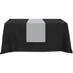 Poly/Cotton Twill Table Runner-Screen Printed - Gray