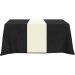 Poly/Cotton Twill Table Runner-Screen Printed - Ivory