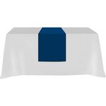 Poly/Cotton Twill Table Runner-Screen Printed - Navy Blue