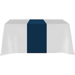 Poly/Cotton Twill Table Runner-Screen Printed - Navy Blue