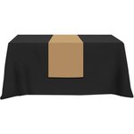 Poly/Cotton Twill Table Runner-Screen Printed - Tan