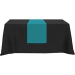Poly/Cotton Twill Table Runner-Screen Printed - Teal