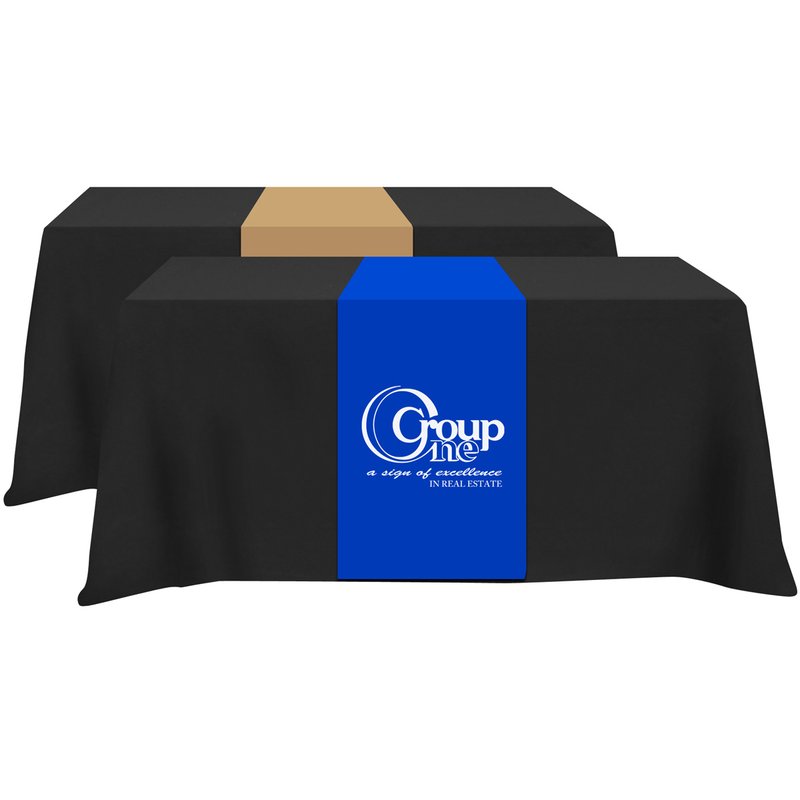 Main Product Image for Trade Show Table Runner Screen Printed Poly/Cotton Twill