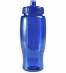 Poly-Pure 27 oz Transparent Bottles - Transparent Blue
