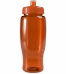 Poly-Pure 27 oz Transparent Bottles - Transparent Orange