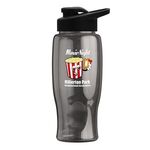 Poly-Pure - 27 oz. Bottle - Drink-Thru Lid - Digital - T. Smoke