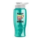 Poly-Pure - 27 oz. Bottle - Drink-Thru Lid - Digital -  