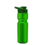Poly Pure 28 Oz. Bottle - Drink Thru Lid - Green