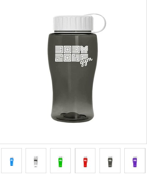 Main Product Image for Poly-Pure Junior 18 oz Transparent Bottles