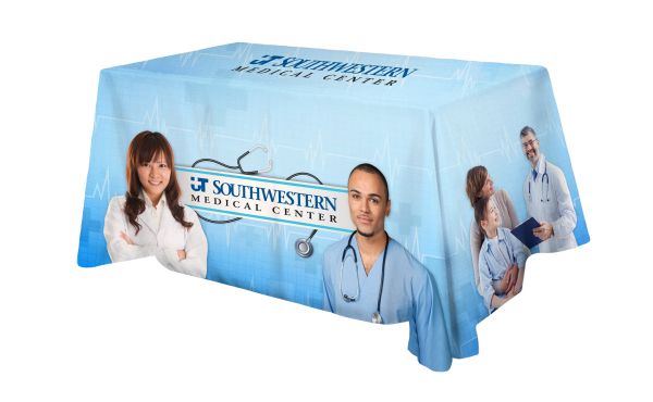 Main Product Image for Trade Show Table Cover  Full Color Imprint Polyester 3 Sided