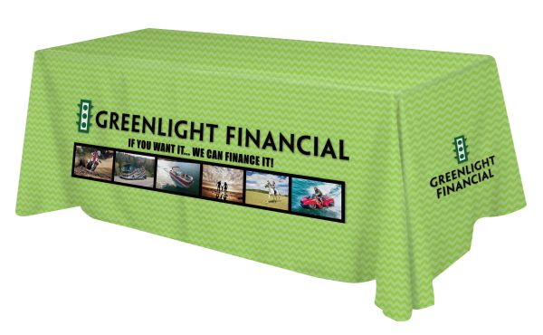 Main Product Image for Trade Show Table Covers Full Color Imprint Polyester 3 Sided