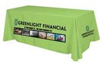 Polyester Digital Direct Print Table Cover 3 sided, 8 foot -  