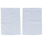 Polyester Poplin Garden Flag 17.25-x12.5- 220GSM Full Color - Medium White