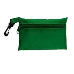 Polyester Zip Tote - Green