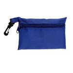Polyester Zip Tote - Royal Blue