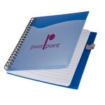 Polypro Notebook w/ Clear Front Pocket -  