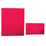 Polypropylene 2 Pocket Folder - Red