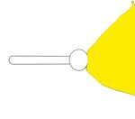 Pom Light Up Team Spirit Wands - Yellow