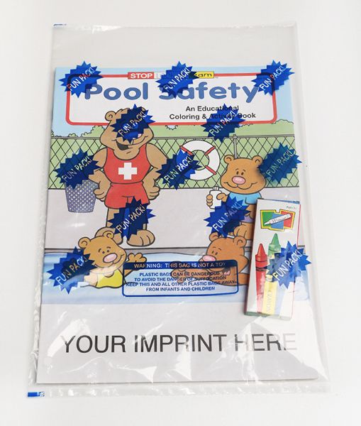 Main Product Image for Pool Safety Coloring And Activity Book Fun Pack USA Made