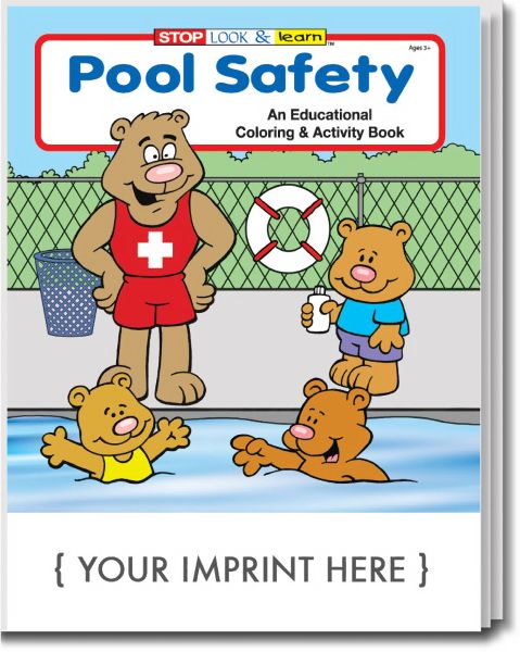 Main Product Image for Pool Safety Coloring And Activity Book USA Made