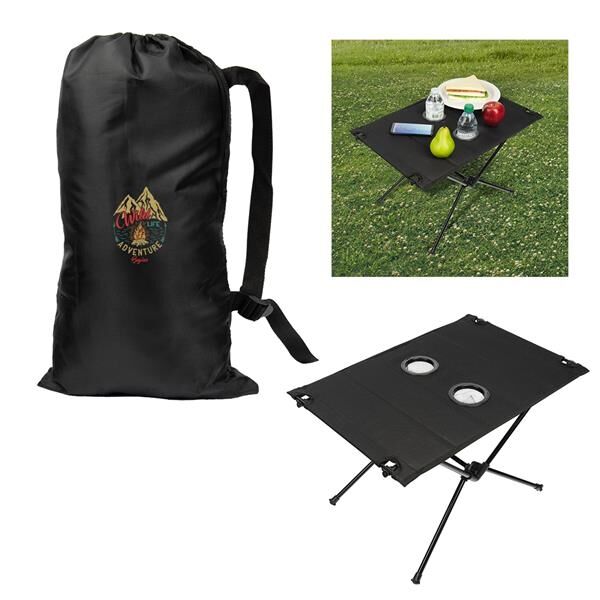 Main Product Image for Custom Printed Pop & Lock Portable Camping Table