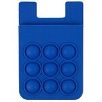 Popper Stress Reliever Silicone Phone Wallet