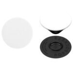 PopSockets Swappable PopGrip - White-black