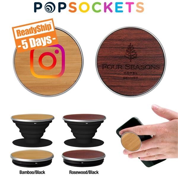 Main Product Image for PopSockets Wood PopGrip