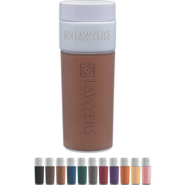 sleeve tumbler porcelain mug travel imprintlogo oz