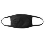 Port Authority (R) Cotton Knit Face Mask - Black